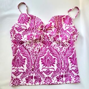 Victoria's Secret Tankini Swim Top Sz 36D